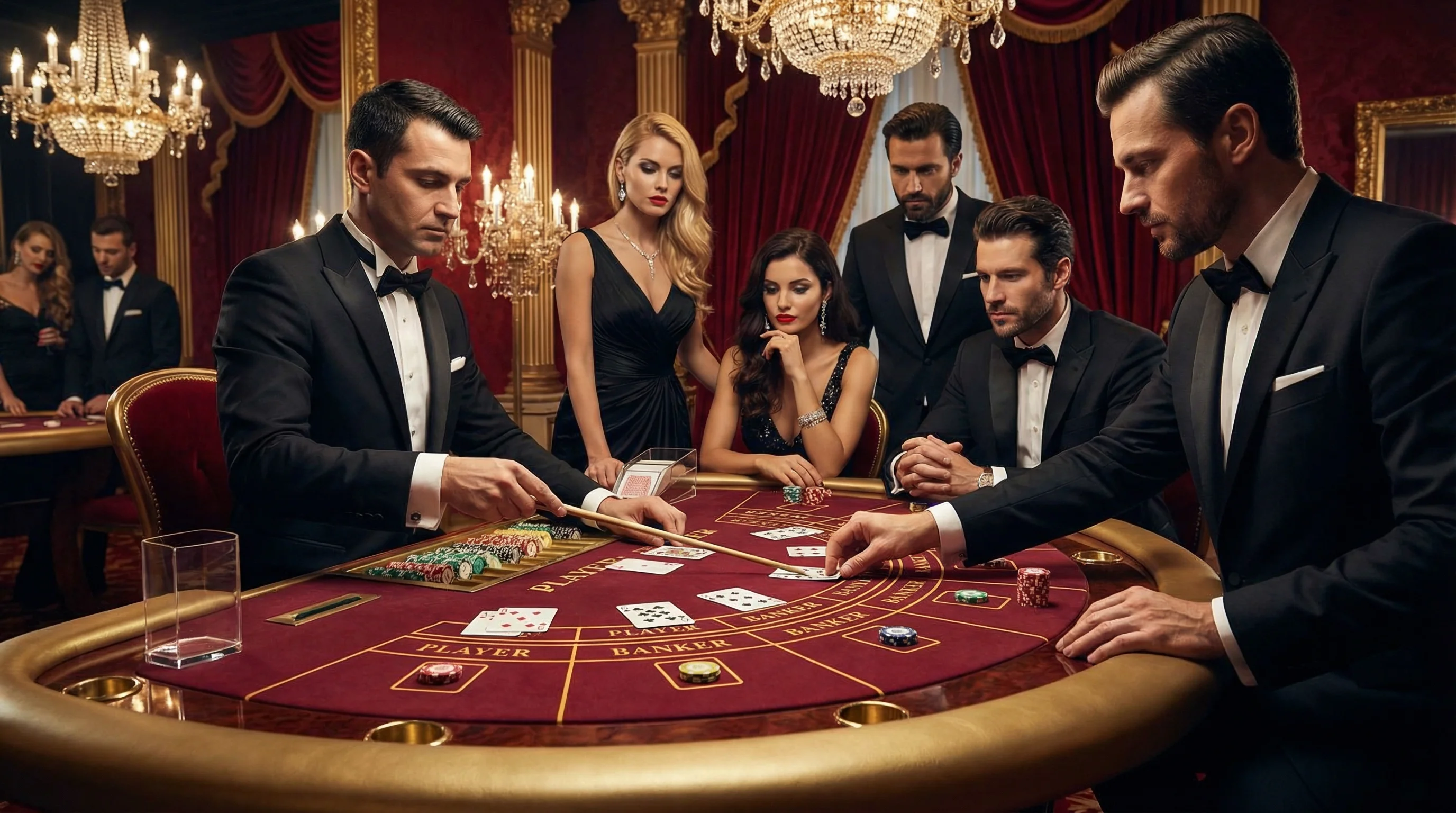 Mesa de Bacará online no cassino win23